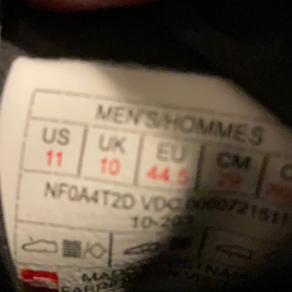 The North Face Thermoball Bootie Traction Wool TNF Booties Men Size 11 Slippers - Picture 10 of 16